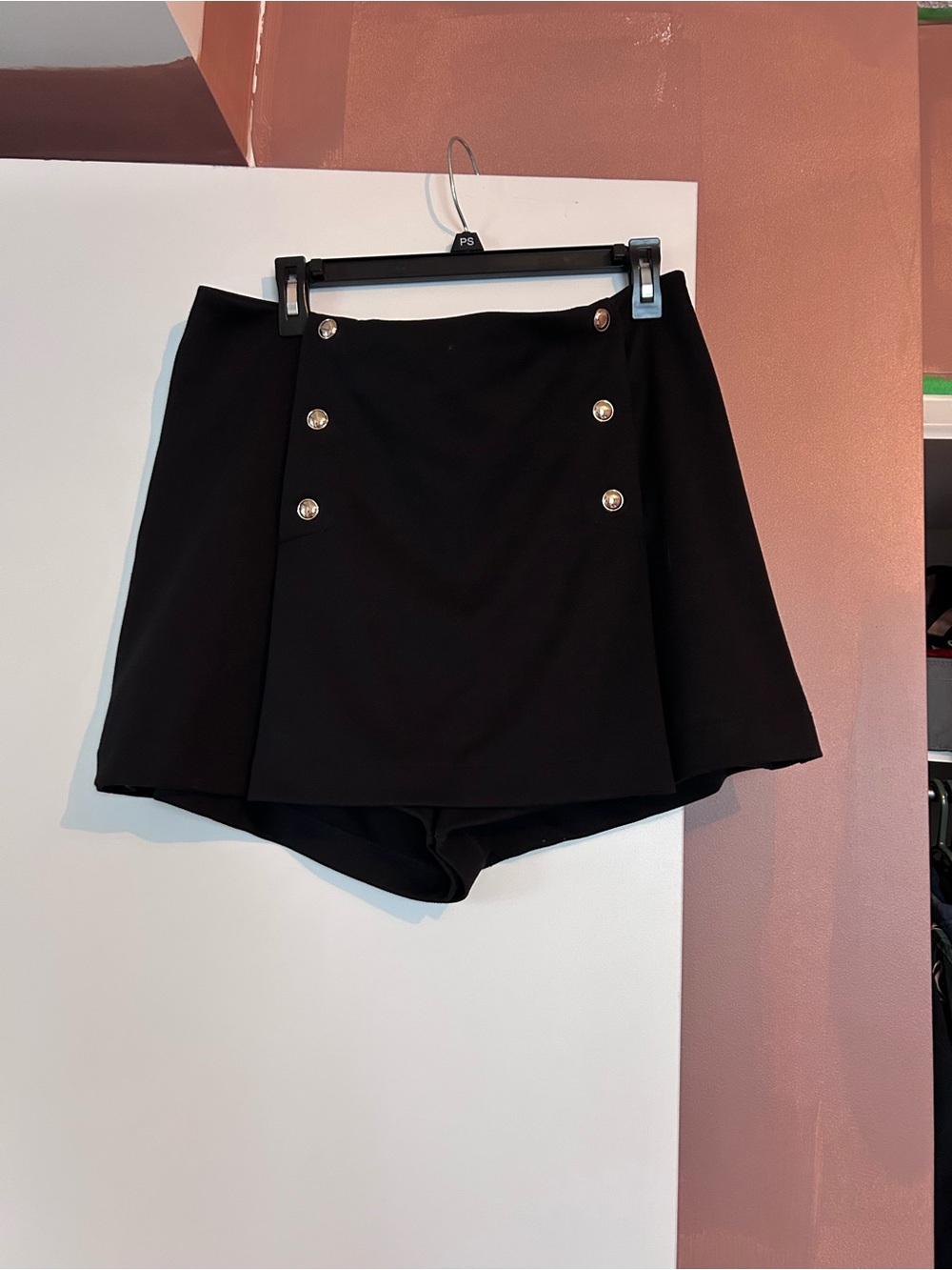 Chanel Insipred Button-Front Skort